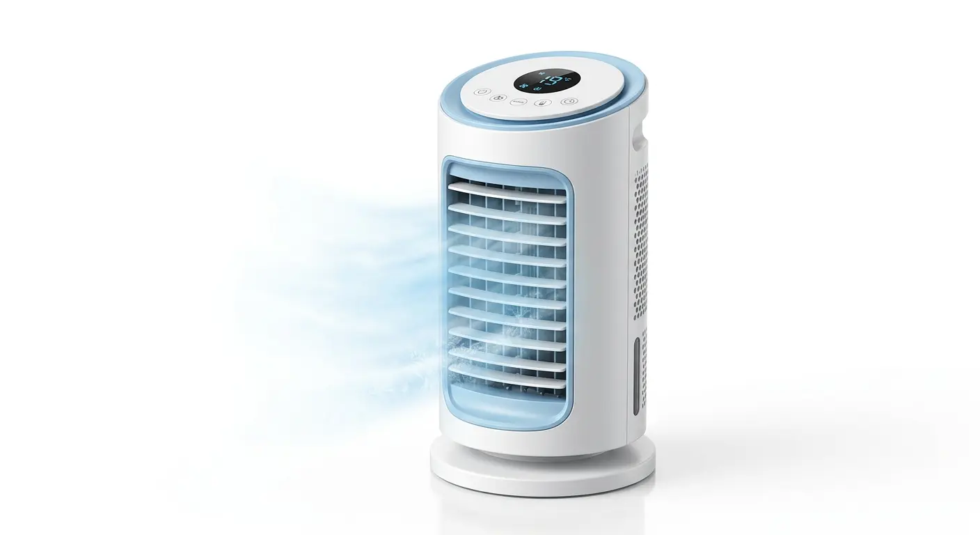 Froza AC - Das kompakte tragbare Luftkühlgerät für erholsamen Schlaf im Sommer